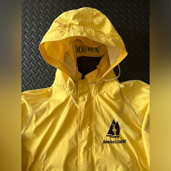 Vintage Nautica Classic Marine Jacket Medium 90's Shell 100% Cotton YKK Zippers - Picture 2 of 14